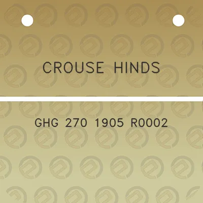 crouse-hinds-ghg-270-1905-r0002