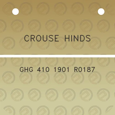 crouse-hinds-ghg-410-1901-r0187