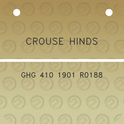 crouse-hinds-ghg-410-1901-r0188