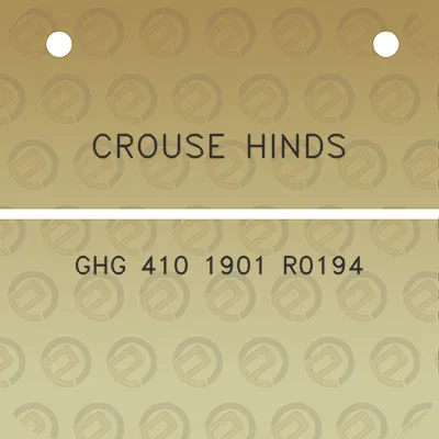 crouse-hinds-ghg-410-1901-r0194