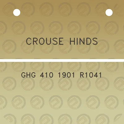 crouse-hinds-ghg-410-1901-r1041