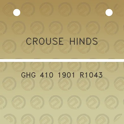 crouse-hinds-ghg-410-1901-r1043