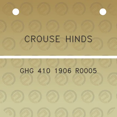 crouse-hinds-ghg-410-1906-r0005