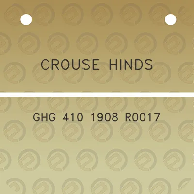 crouse-hinds-ghg-410-1908-r0017