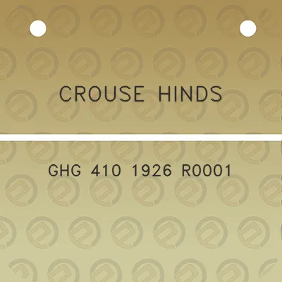 crouse-hinds-ghg-410-1926-r0001