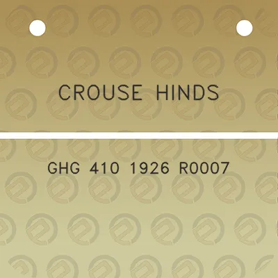 crouse-hinds-ghg-410-1926-r0007