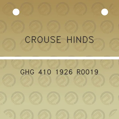 crouse-hinds-ghg-410-1926-r0019