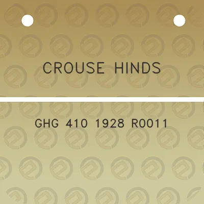 crouse-hinds-ghg-410-1928-r0011