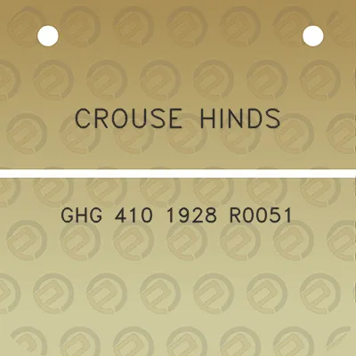 crouse-hinds-ghg-410-1928-r0051