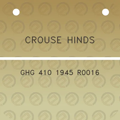 crouse-hinds-ghg-410-1945-r0016