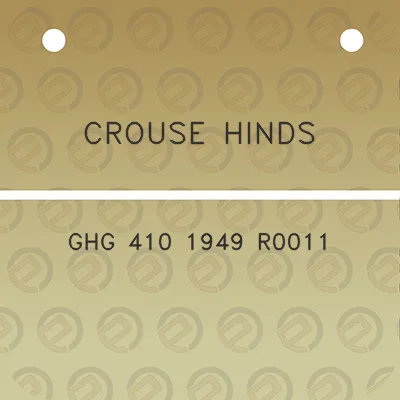 crouse-hinds-ghg-410-1949-r0011