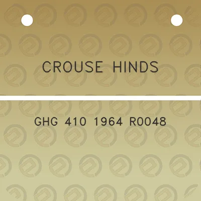 crouse-hinds-ghg-410-1964-r0048