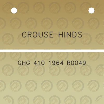 crouse-hinds-ghg-410-1964-r0049