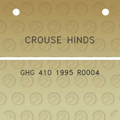 crouse-hinds-ghg-410-1995-r0004