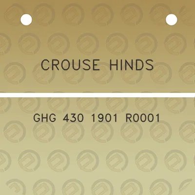 crouse-hinds-ghg-430-1901-r0001