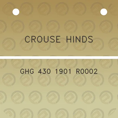 crouse-hinds-ghg-430-1901-r0002