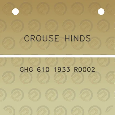 crouse-hinds-ghg-610-1933-r0002