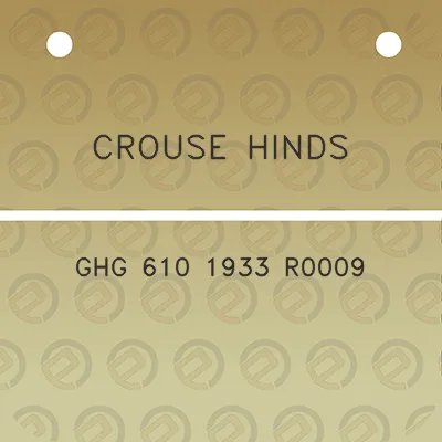 crouse-hinds-ghg-610-1933-r0009