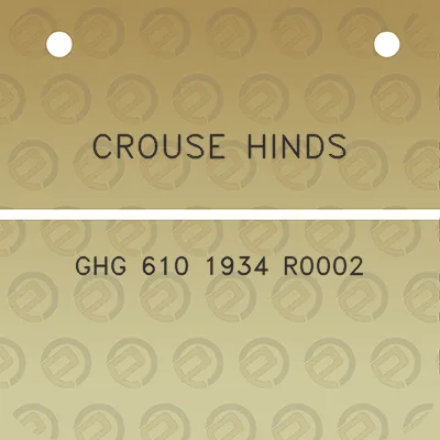 crouse-hinds-ghg-610-1934-r0002