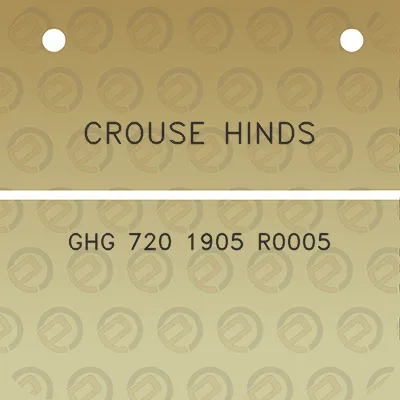 crouse-hinds-ghg-720-1905-r0005