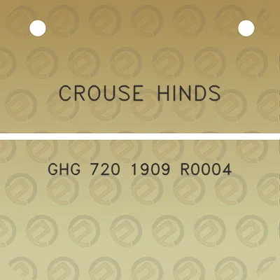 crouse-hinds-ghg-720-1909-r0004