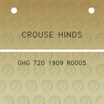 crouse-hinds-ghg-720-1909-r0005