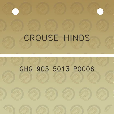 crouse-hinds-ghg-905-5013-p0006