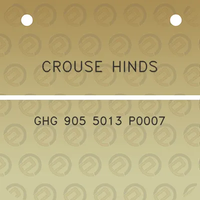 crouse-hinds-ghg-905-5013-p0007