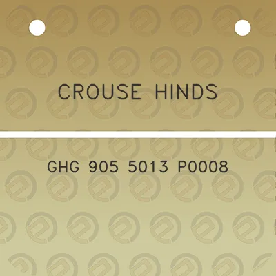 crouse-hinds-ghg-905-5013-p0008