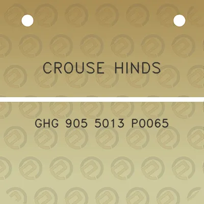 crouse-hinds-ghg-905-5013-p0065