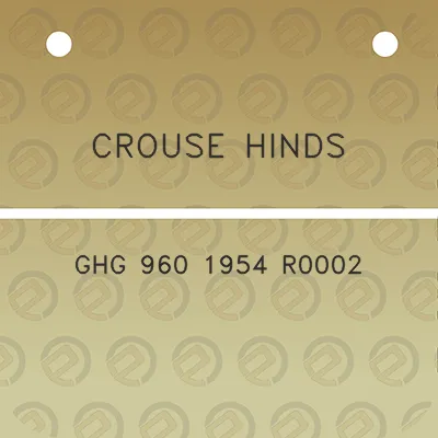 crouse-hinds-ghg-960-1954-r0002