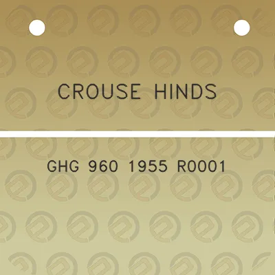 crouse-hinds-ghg-960-1955-r0001