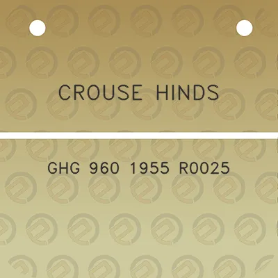 crouse-hinds-ghg-960-1955-r0025