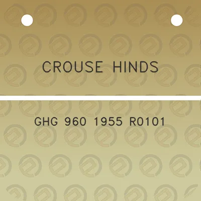 crouse-hinds-ghg-960-1955-r0101