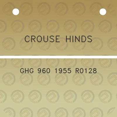 crouse-hinds-ghg-960-1955-r0128