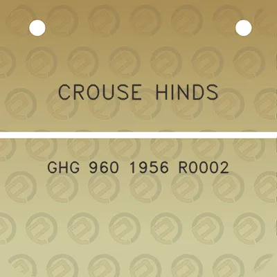 crouse-hinds-ghg-960-1956-r0002