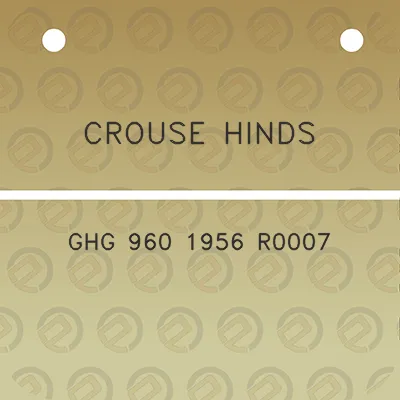 crouse-hinds-ghg-960-1956-r0007