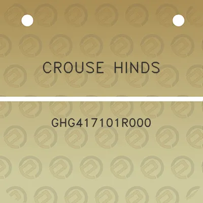 crouse-hinds-ghg417101r000