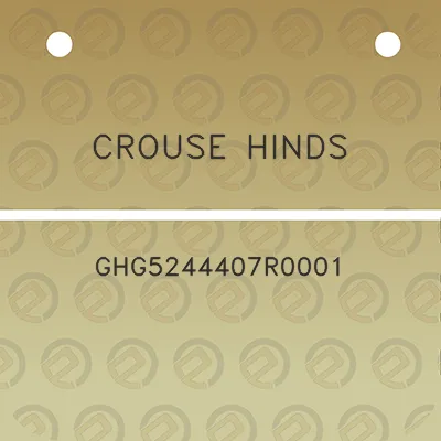 crouse-hinds-ghg5244407r0001