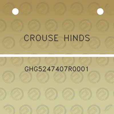 crouse-hinds-ghg5247407r0001