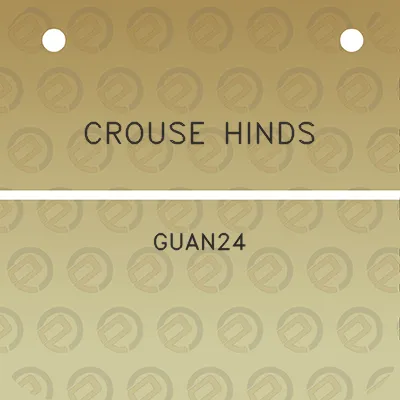 crouse-hinds-guan24