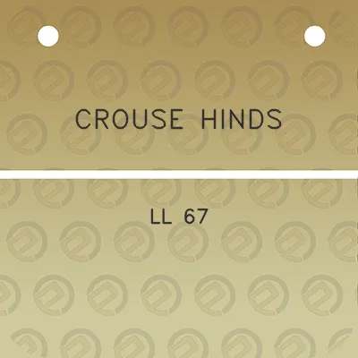 crouse-hinds-ll-67