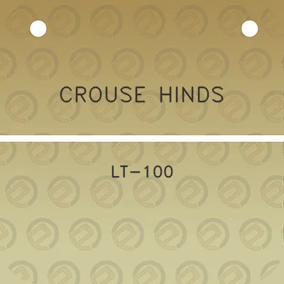 crouse-hinds-lt-100