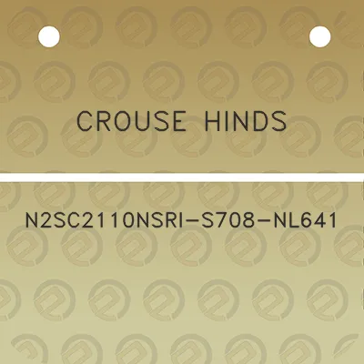 crouse-hinds-n2sc2110nsri-s708-nl641