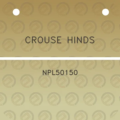 crouse-hinds-npl50150