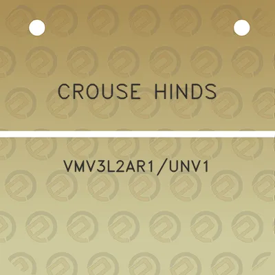 crouse-hinds-vmv3l2ar1unv1