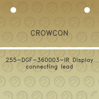 crowcon-255-dgf-360003-ir-display-connecting-lead