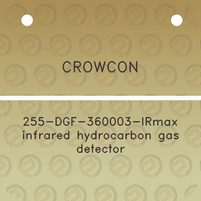 crowcon-255-dgf-360003-irmax-infrared-hydrocarbon-gas-detector