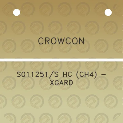 crowcon-s011251s-hc-ch4-xgard