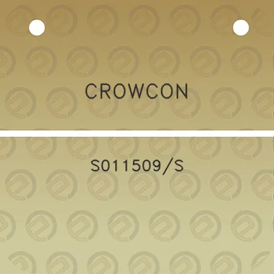 crowcon-s011509s